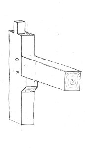 Structure de plafond visible